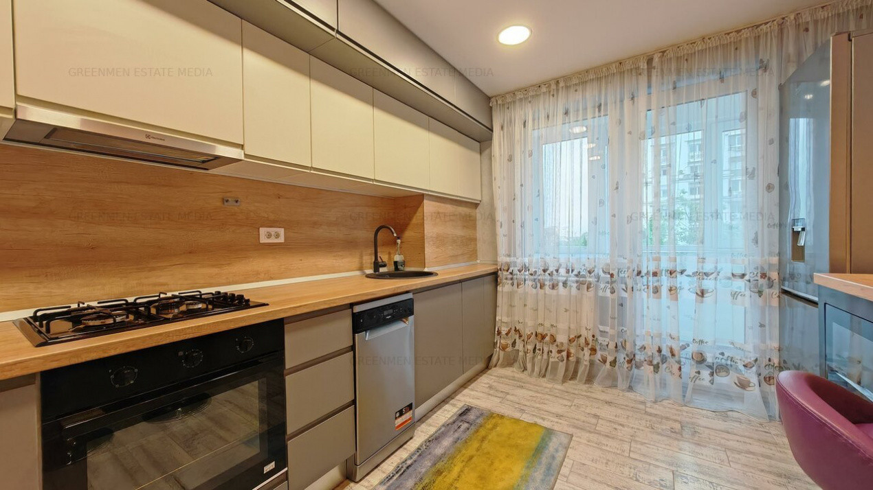 Apartament elegant cu 2 balcoane, Bd. Unirii – Burebista, mobilat modern