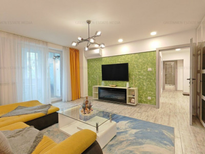 Apartament elegant cu 2 balcoane, Bd. Unirii – Burebista, mobilat modern
